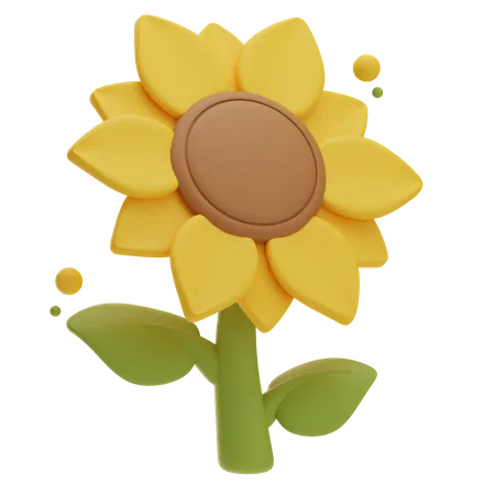 Sunflower  3D Icon