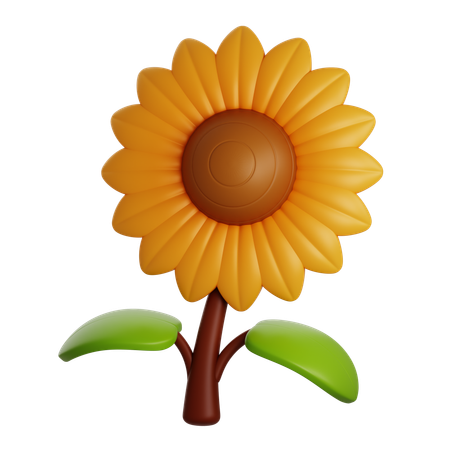 SUNFLOWER  3D Icon