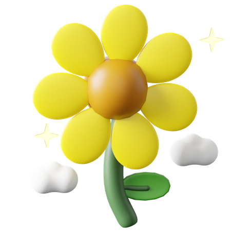 Sunflower  3D Icon