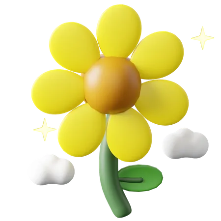 Sunflower  3D Icon