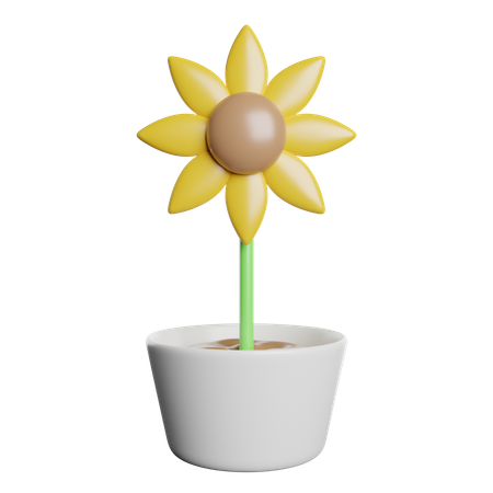 Sunflower  3D Icon