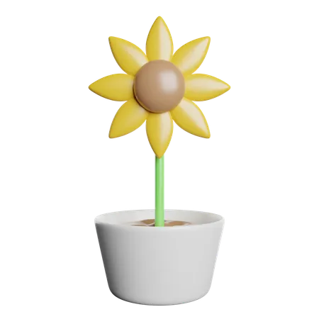 Sunflower  3D Icon