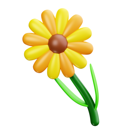 Sunflower  3D Icon