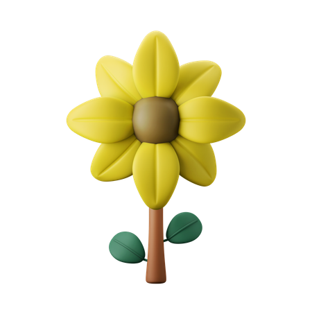 Sunflower  3D Icon