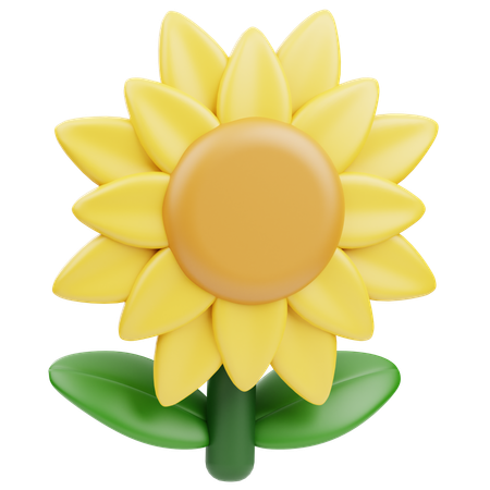 Sunflower  3D Icon