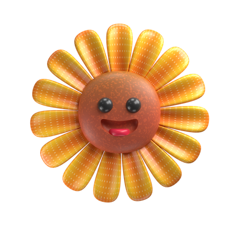 Sunflower  3D Emoji