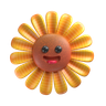3d sunflower logo