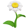 3d sunflower plant logo
