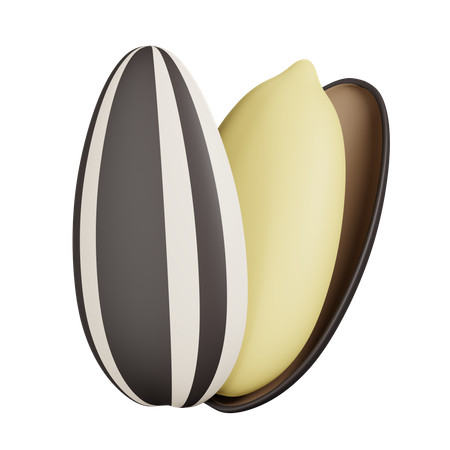 Sunflower seed  3D Icon