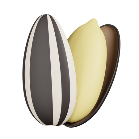 Sunflower seed 3D Icon