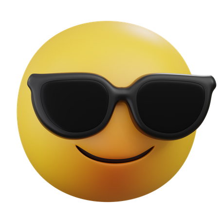 Sunglasses Emoji  3D Icon