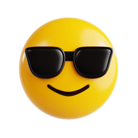Sunglasses Emoji  3D Icon