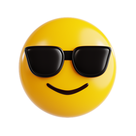 Sunglasses Emoji  3D Icon