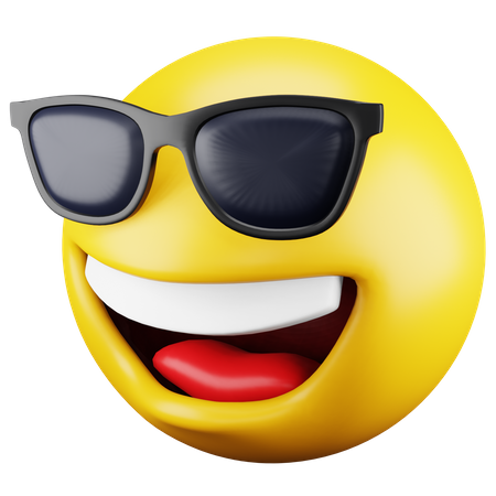 Sunglasses Emoji  3D Icon