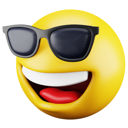 Sunglasses Emoji  3D Icon
