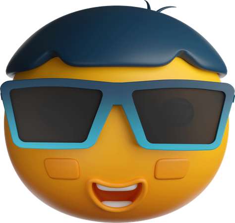 Sunglasses Emoji  3D Icon