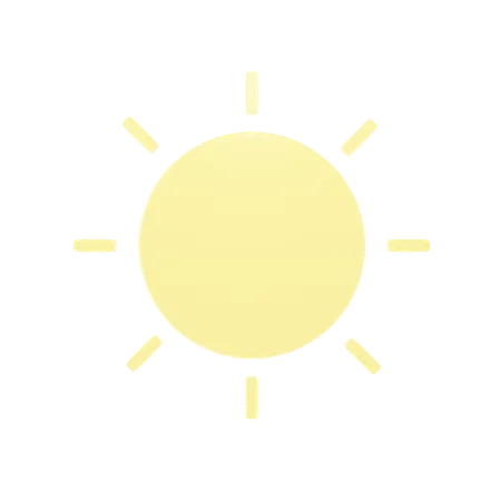 Sunny  3D Icon