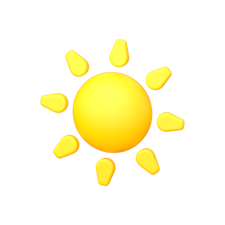 Sunny  3D Icon