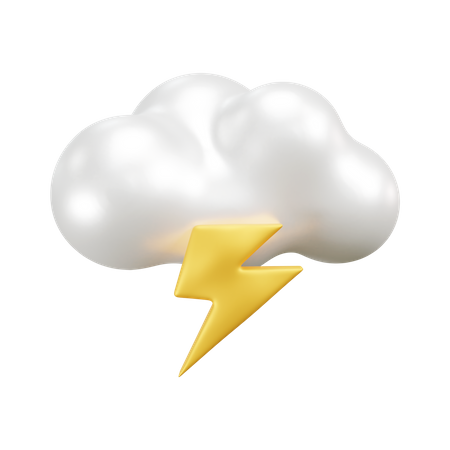 Sunny cloud weather  3D Icon