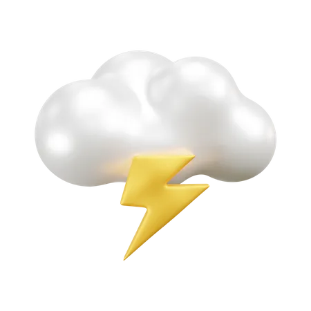 Sunny cloud weather  3D Icon