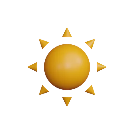 Sunny day  3D Icon