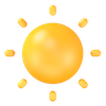 3d sunny day emoji