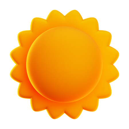 Sunny Day  3D Icon