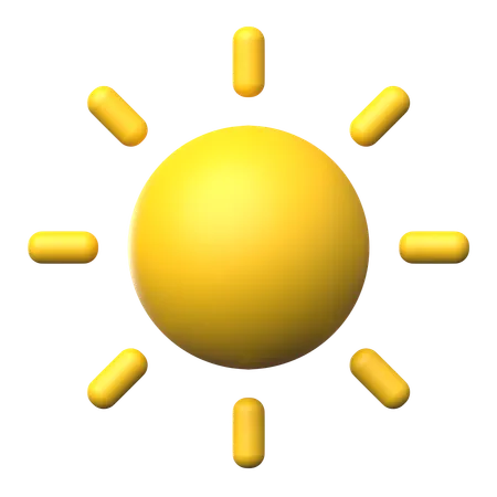 Sunny Day  3D Icon