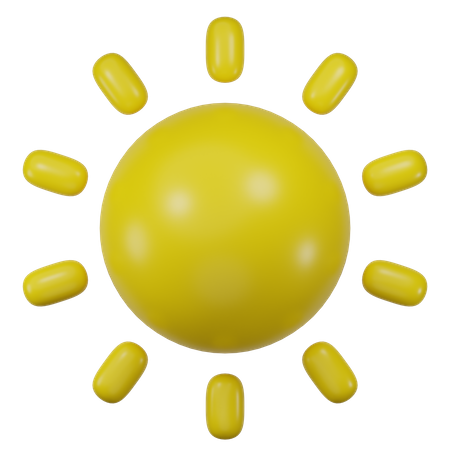 Sunny Day  3D Icon