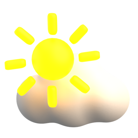 Sunny Day  3D Icon