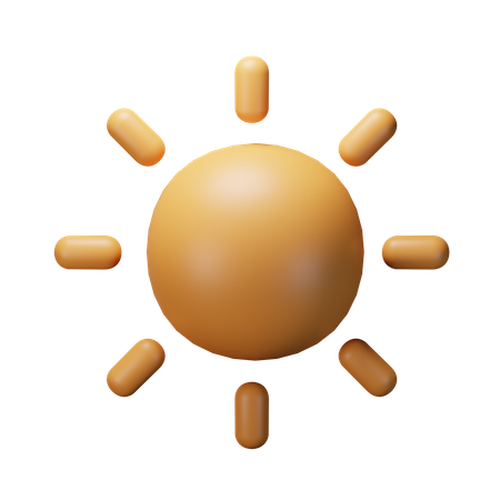 Sunny Day  3D Icon