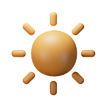 Sunny Day  3D Icon