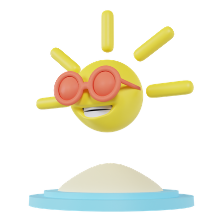 Sunny Day  3D Icon