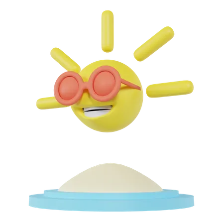 Sunny Day  3D Icon