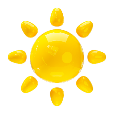 Sunny Day  3D Icon