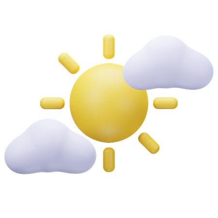 Sunny Day  3D Icon