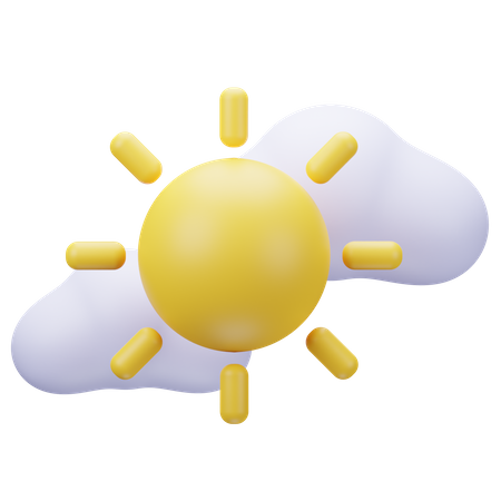 Sunny Day  3D Icon