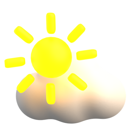 Sunny Day  3D Icon