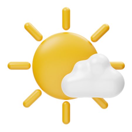 Sunny Day  3D Icon