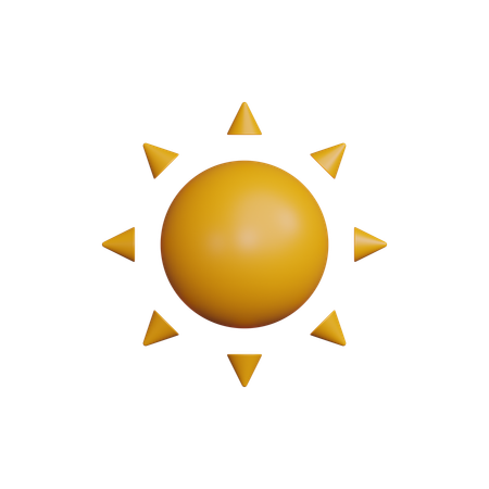 Sunny day  3D Icon
