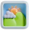 Sunny Landscape App Icon