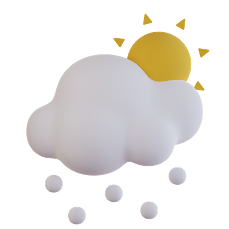 Sunny Snow  3D Icon