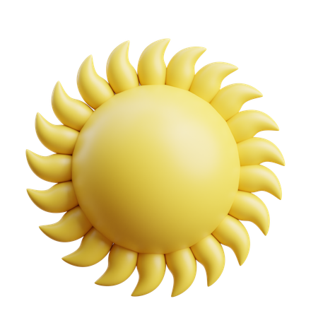 Sunny Sun  3D Icon