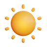sunny sun 3d logo
