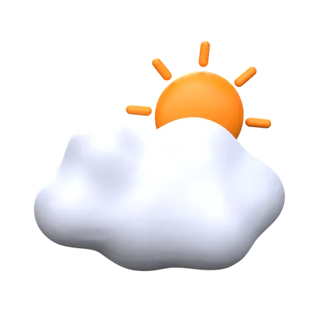Sunny Weather  3D Icon