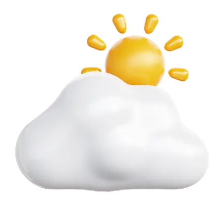 Sunny Weather  3D Icon