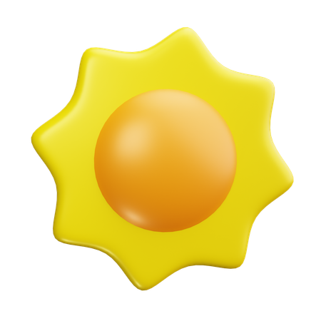 Sunny weather  3D Icon