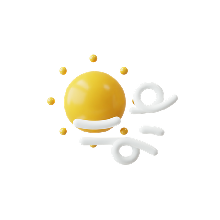Sunny weather  3D Icon