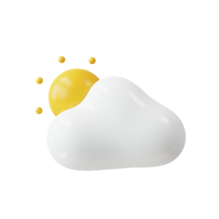 Sunny weather  3D Icon