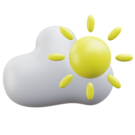 Sunny weather  3D Icon